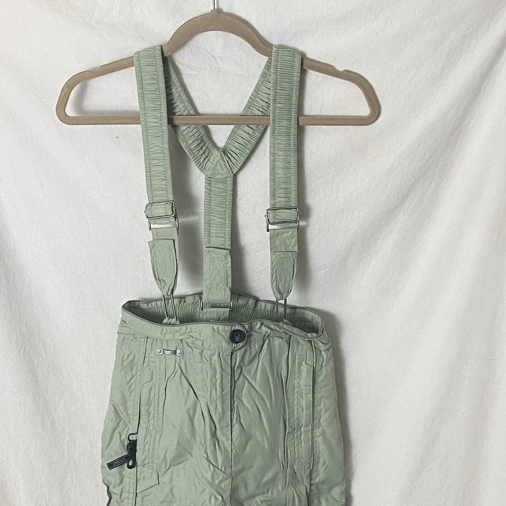 Spyder‎ XT Kids 14 Grey Insulated Snow Pants Ski Snowboard Suspenders Team Venom